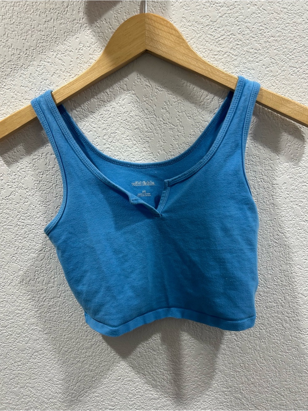 wild fable Bright Blue Crop Tank